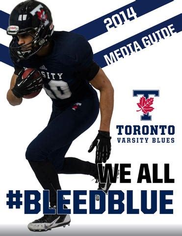 2012 Varsity Blues Football Media Guide by University of Toronto ...