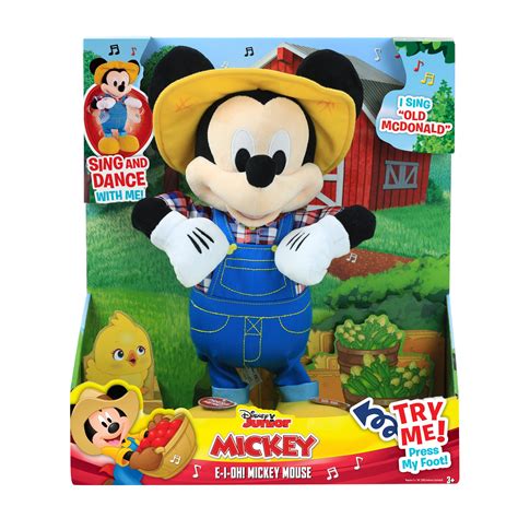 30500_30501- Mickey E-I-Oh Mickey Mouse Feature Plush- In Package (1 ...