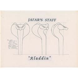 Jafar's Staff Model Drawing from Aladdin