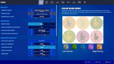 Best Colorblind Settings for Fortnite - Pro Game Guides