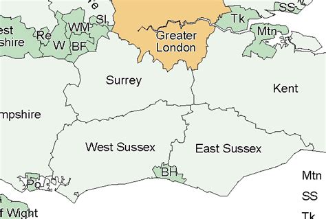 Sussex Maps