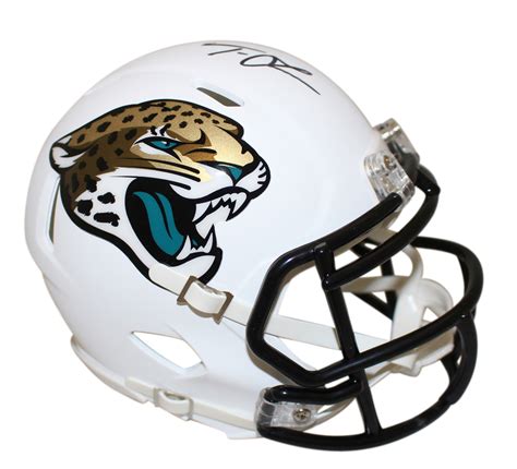 Trevor Lawrence Signed Jacksonville Jaguars Flat White Mini Helmet FAN ...