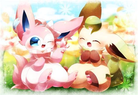 Sylveon & Leafeon | Pokemon eevee evolutions, Eevee cute, Pokemon eevee