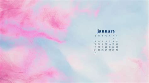 January 2021 calendar wallpapers – 30 FREE designs to choose from!