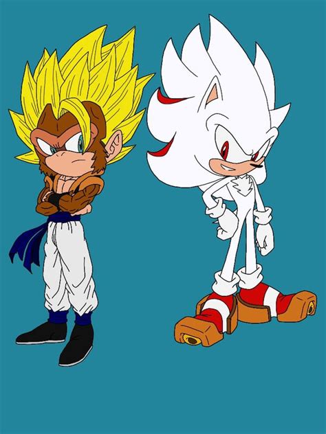 SSJ GOGETA and HYPER SHADIC colored by delvallejoel on DeviantArt