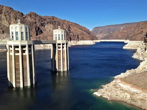 Hoover Dam - concrete giant built on Colorado River