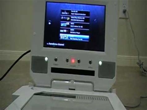 Soft Modded Wii with Attached Portable LCD Screen - YouTube