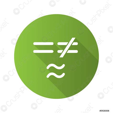 Math symbols flat design long shadow glyph icon - stock vector 3928308 ...