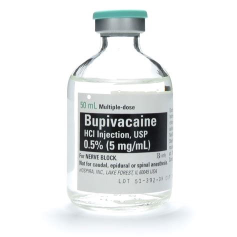 Bupivacaine, 0.5%, 5mg/mL, MDV, 50mL/Vial | McGuff Medical Products