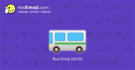 🚌 Bus Emoji Meaning with Pictures: from A to Z