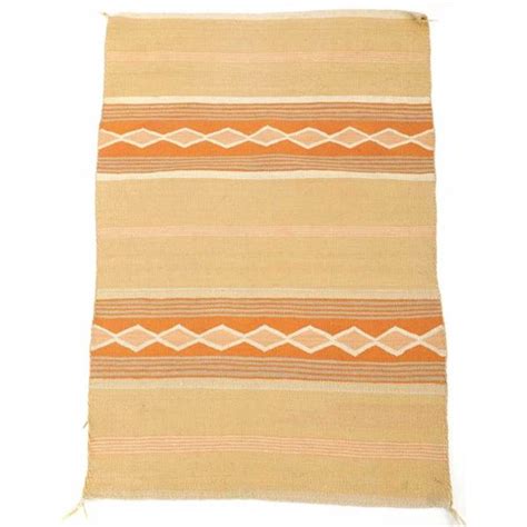 Navajo Banded Chinle Wool Rug c. 1940's