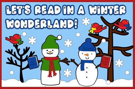 Winter Wonderland Bulletin Board Kit, Reading, School, Library ...