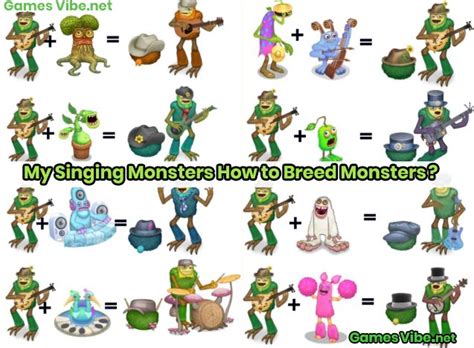 My Singing Monsters Breed Chart ~ Singing Monsters Breeding Guide ...