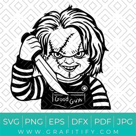 Chucky Svg , Chucky Svg Cut Files , Chucky Svg Great for for Sublimation or Cricut or Stickers ...