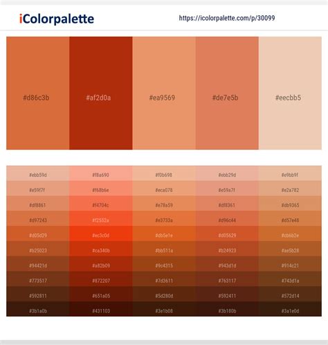 1 Latest Color Schemes with Rust And Desert Sand Color tone ...