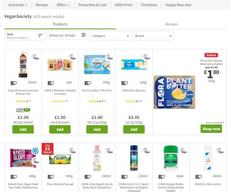 Asda makes Vegan Trademark a highlight on groceries website | The Vegan ...