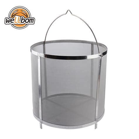 Homebrew Hop Filter Stainless Steel Beer Hop Spider Brewing Mesh Filter for Basket Kettle ...