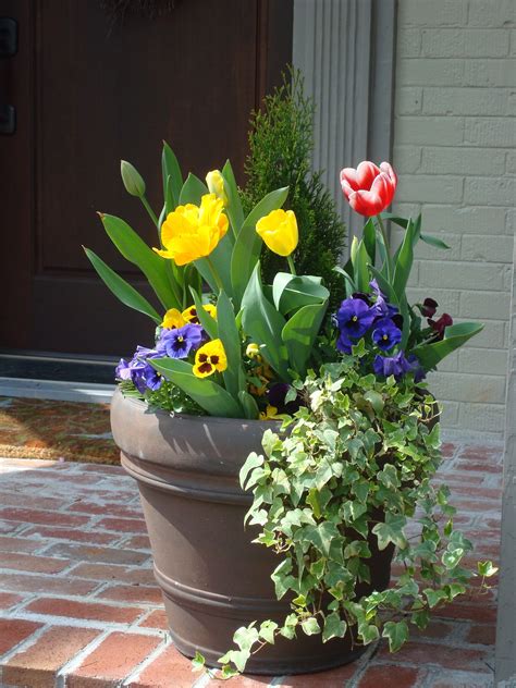 Spring Planter | Spring planter, Flower planters, Outdoor yard ideas