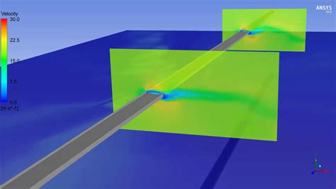 Tacoma Narrows Bridge Collapse Ansys Simulation - YouTube