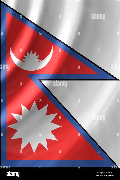 Nepal flag hi-res stock photography and images - Alamy