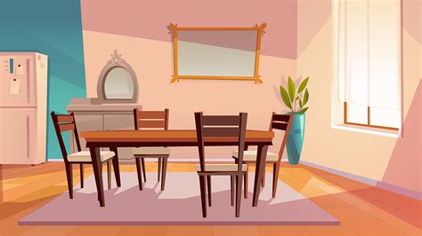 Dining Room Background Cartoon by Cartoons.co on Dribbble