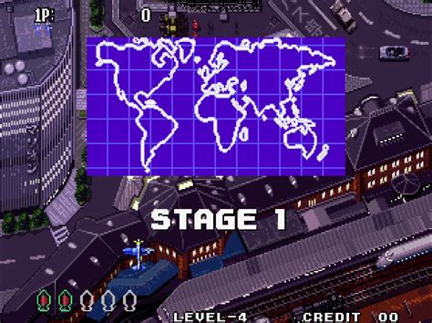 Old earth on a map in arcade game "Aero Fighters 3" (1995). NA aligns with SA, Greenland less ...