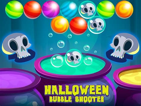 Bubble Shooter Halloween - Free online games for kids on kidgamehub.com