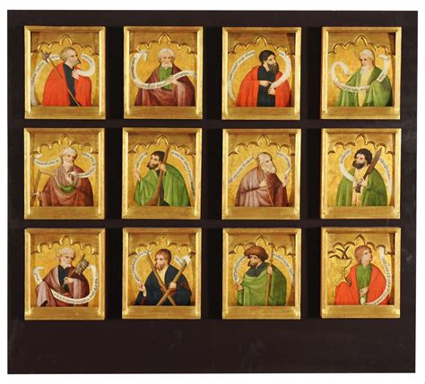 The Twelve Apostles (1434-1468) by Nicolás Francés - Public Domain ...