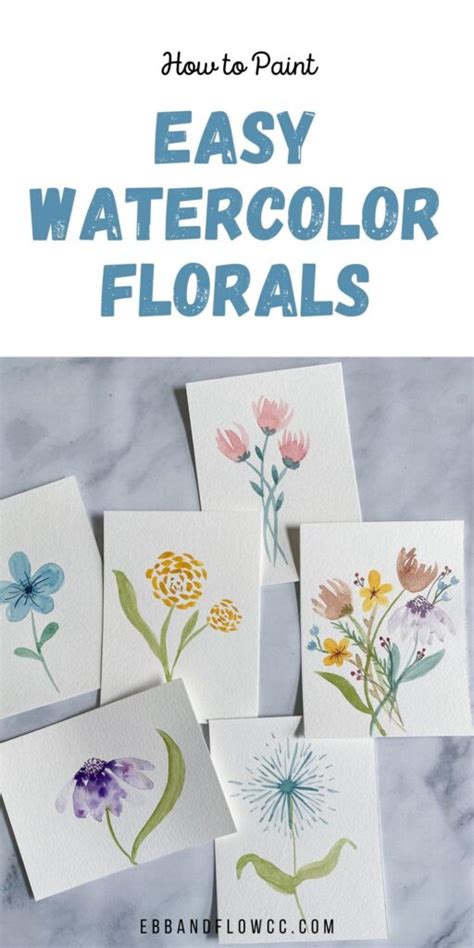 How To Draw Flowers With Watercolor | Best Flower Site