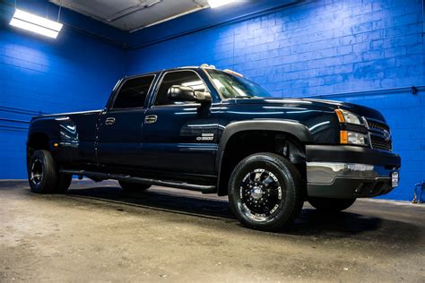 Used 2005 Chevrolet Silverado 3500 LT Dually 4x4 Diesel Truck For Sale ...