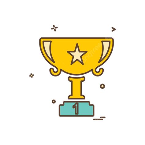 Trophy Design Vector Art PNG, Trophy Icon Design Vector, Collection, Award, Badge PNG Image For ...