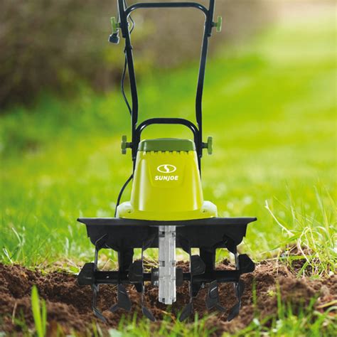 Sun Joe Tiller Joe 16" 12AMP Electric Tiller and Cultivator TJ603E ...