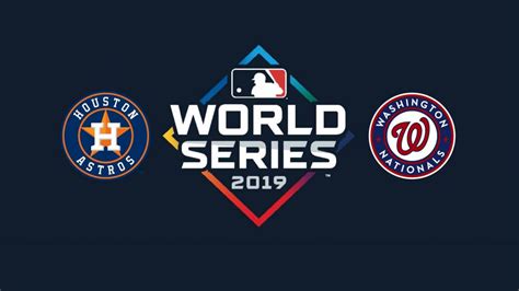 Nationals vs. Astros in 2019 World Series on Fox