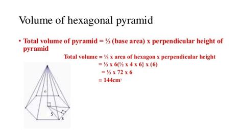 How To Find The Volume Of A Hexagonal Pyramid - Program to find the volume of an irregular ...