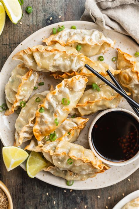 Air Fryer Dumplings (from Frozen) - Easy Healthy Recipes