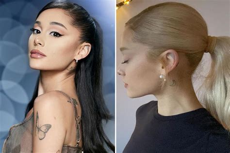 Ariana Grande Debuts Blonde Hair and Brows as Part of Her Glinda ...