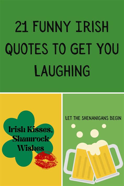 21 Funny Irish Quotes to Get You Laughing - Darling Quote | Irish quotes funny, Irish quotes, St ...