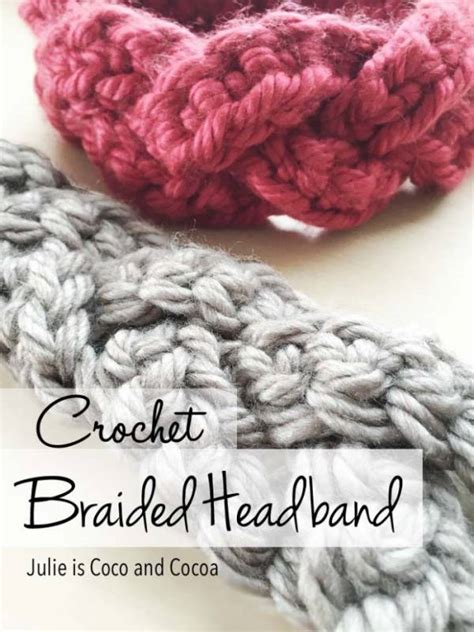 Crochet Braided Headband Pattern – Crochet