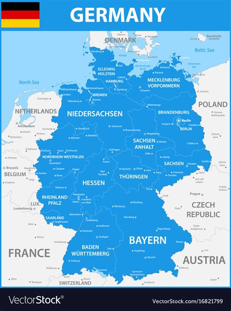 Germany Regions Map