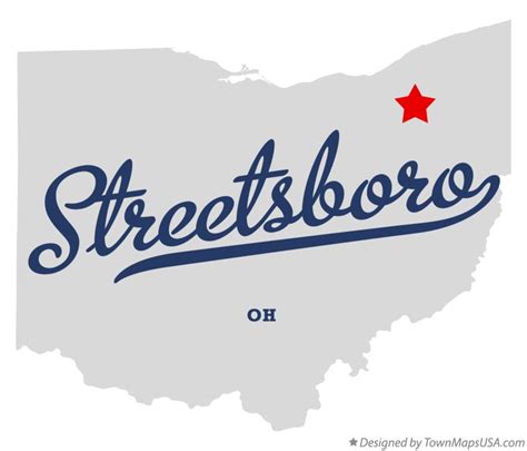 Map of Streetsboro, OH, Ohio