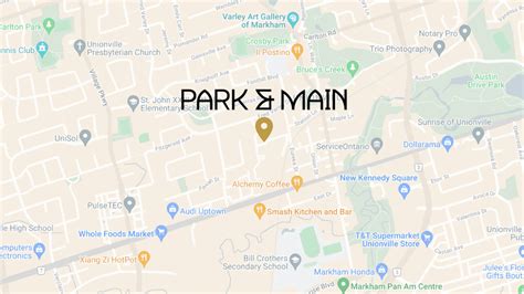 Park & Main – Map | Pre Construction Condos Investment