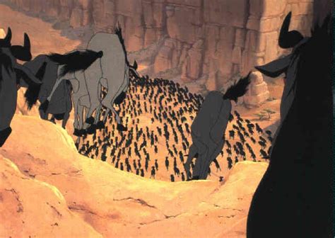 The Lion King wildebeest stampede by Walt Disney Studios on artnet