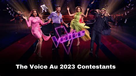 The Voice Au 2023 Contestants | The Voice Au 2023 Coaches