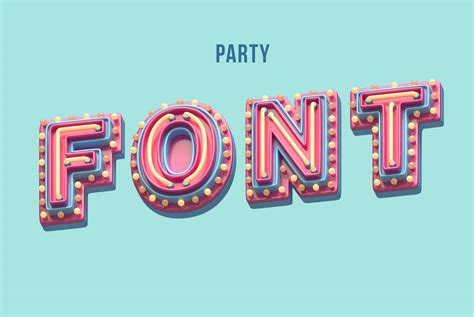 Download Party Font - PNG letter set | Handmadefont.com