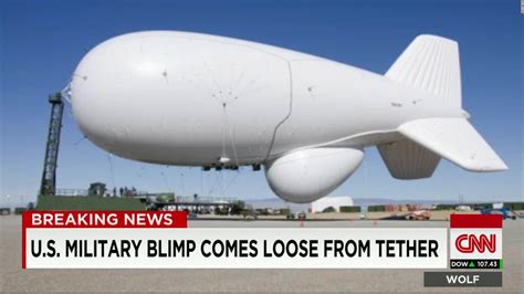 Military blimp on the loose - CNN Video