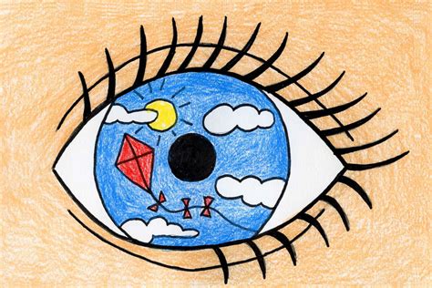 Easy How to Draw an Eye Tutorial Video and Eye Coloring Page