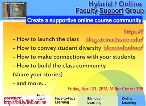 Create a supportive online course community | Blended and Online Support