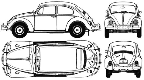 Vw bug paint scheme color page | Volkswagen beetle, Volkswagen, Blueprints