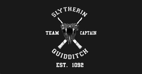 Slytherin Quidditch Team Captain - Slytherin Quidditch Team Captain - T-Shirt | TeePublic