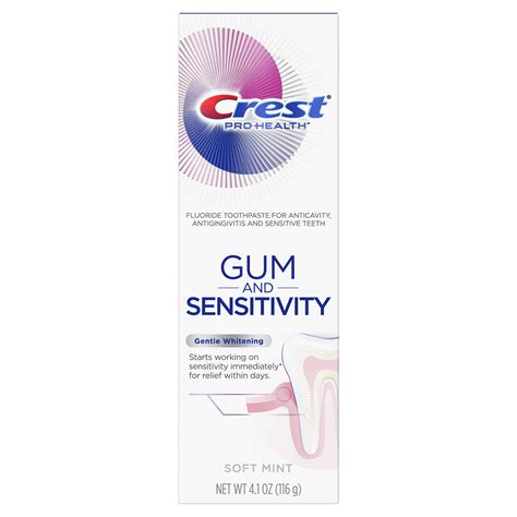 Crest Pro-Health Gum and Sensitivity, Sensitive Toothpaste, Gentle Whitening, 4.1 oz - Walmart.com